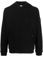 Stone Island hoodie en coton à patch Compass - Noir - thumbnail