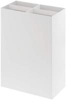 Yamazaki 3451 Smart paraplubak L, wit, staal/polypropyleen, minimalistisch design, 23,5 x 12 x 36 cm (l x b x h)