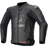 ALPINESTARS GP Plus V4 Jacket, Leren motorjas, Zwart-Zwart - thumbnail