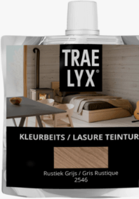 trae lyx kleurbeits 2546 rustiek grijs tester