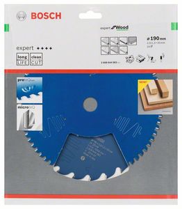 Bosch Accessories Expert for Wood 2608644083 Cirkelzaagblad 190 x 30 x 1.3 mm Aantal tanden: 24 1 stuk(s)