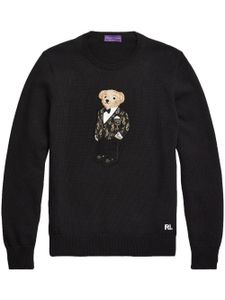 Ralph Lauren Purple Label pull à motif Radcliffe - Noir