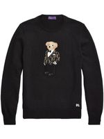 Ralph Lauren Purple Label pull à motif Radcliffe - Noir - thumbnail