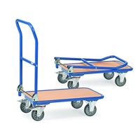 Fetra 1132 vouwwagen, draagvermogen 150 kg, blauw, blauw