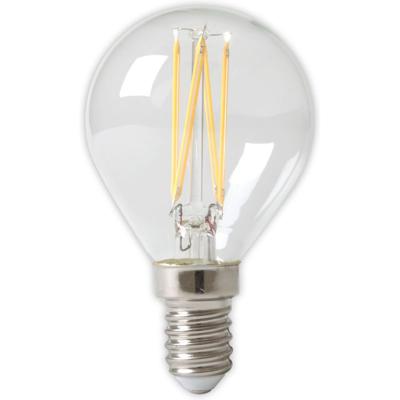 Calex LED Full Glass Filament Ball-lamp 240V 3,5W 350lm E14 P45, Clear 2700K CRI80 Dimmable, energy label A++ Calex LED Full Glass Filament Ball-lamp 240V 3,5W 350lm E14 P45, Clear 2700K CRI80 Dimmable, energy label A++