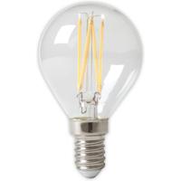 Calex LED Full Glass Filament Ball-lamp 240V 3,5W 350lm E14 P45, Clear 2700K CRI80 Dimmable, energy label A++