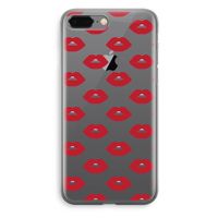 Lips: iPhone 8 Plus Transparant Hoesje