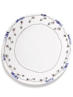 Serax x Marni lot de 2 assiettes Midnight Flowers - Blanc