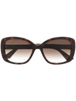 Gucci Eyewear lunettes de soleil à monture carrée - Marron