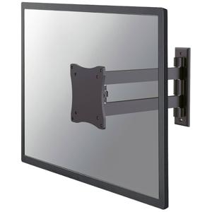 Neomounts FPMA-W820BLACK Monitor-wandbeugel 1-voudig 25,4 cm (10) - 68,6 cm (27) Zwart Kantelbaar, Zwenkbaar