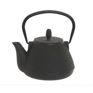 Items Kitchen Theepot Oriental - gietijzer - 1000 ml - mat zwart