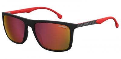 Carrera Eyewear zonnebril 8032/S heren zwart met rode lens