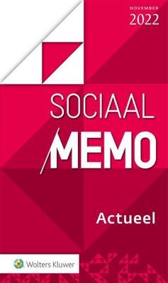 Sociaal Memo Actueel november 2022 - Paperback (9789013170641)