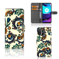 Wallet Case Motorola Moto E20 | E30 | E40 Barok Flower - thumbnail