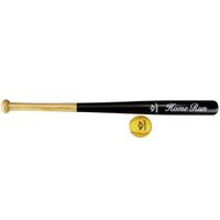 Houten honkbal knuppel set met bal 71 cm   - - thumbnail