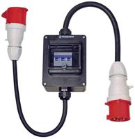 Uni-box van massief rubber In: 32A met toegang WALTHER 64Z1101