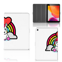 iPad 10.2 2019 | iPad 10.2 2020 | 10.2 2021 Hippe Tablet Hoes Unicorn Nobody - thumbnail