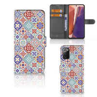 Samsung Galaxy Note 20 Bookcase Tiles Color