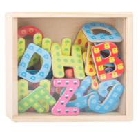 Small Foot Houten Magnetische Letters Kleur, 37dlg. - thumbnail