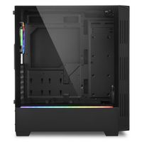 Sharkoon RGB LIT 200 tower behuizing USB 3.2, Window-Kit - thumbnail