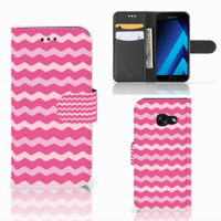 Samsung Galaxy A3 2017 Telefoon Hoesje Waves Pink