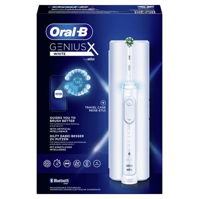 Oral-B Genius X 80354130 Elektrische tandenborstel Roterend / oscillerend Wit