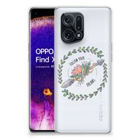 OPPO Find X5 Telefoonhoesje met Naam Boho Dreams