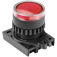 TRU COMPONENTS TC-10344012 S2PRU-P3R Druktoets Rond Rood (transparant) 1 stuk(s) - thumbnail