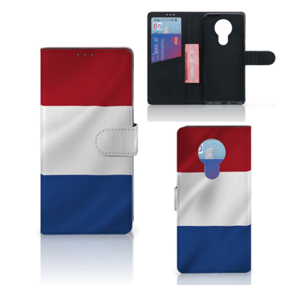 Nokia 5.3 Bookstyle Case Nederlandse Vlag