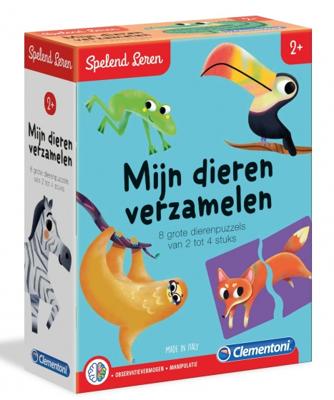 Clementoni leerpuzzel dieren 8 stuks
