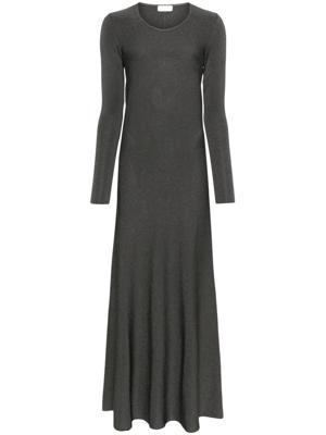 MRZ Flared lurex jurk - Grijs