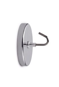 Maul Magneet neu (Ø x h) 52 mm x 31 mm rond, met haak Zilver 1 stuk(s) 6155596