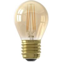 CALEX - LED Lamp - Kogellamp P45 - E27 Fitting - Dimbaar - 3.5W - Warm Wit 2100K - Goud