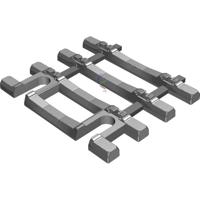 Piko 55151 A-Track Concrete Sleepers for Flexible Track 31mm