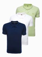 Poloshirt heren - Z28 - V6 - 3-pak - thumbnail