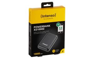 Intenso XS10000 Powerbank 10000 mAh LiPo Zwart Statusweergave