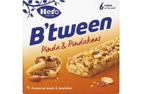 Tussendoortje Hero B&apos;tween pinda&pindakaas 6pack reep 25gr