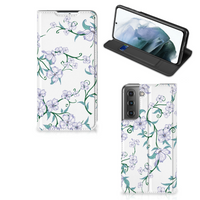 Samsung Galaxy S21 FE Uniek Smart Cover Blossom White