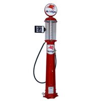 American Mobilgas 10 Gallon Benzinepomp - Rood - Reproductie - thumbnail