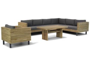 Lifestyle New York/Brighton 140 cm dining loungeset 6-delig