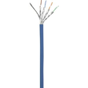 Renkforce RF-5047500 RJ45 Netwerkkabel, patchkabel CAT 6A S/FTP 2.00 m Blauw Snagless, Vlambestendig 1 stuk(s)