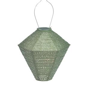 Lumiz solar lampion diamant sashiko 28 cm groen