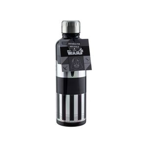 Paladone Darth Vader Lightsaber Metal Water Bottle Dagelijks gebruik 500 ml Roestvrijstaal Zwart, Zilver