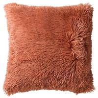Dutch Decor Fluffy Sierkussen, Polyester, Muted Clay, 45X45