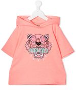 Kenzo Kids sweat à capuche à manches courtes - Rose - thumbnail