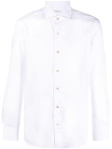 Boglioli chemise en coton à manches longues - Blanc