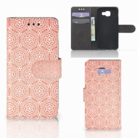 Samsung Galaxy A3 2016 Telefoon Hoesje Pattern Orange