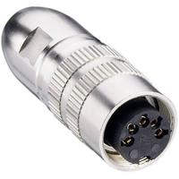 Lumberg 0321 08 DIN-connector Bus, recht Aantal polen: 8 Zilver 1 stuk(s)