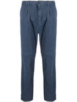 Corneliani pantalon chino à coupe droite - Bleu