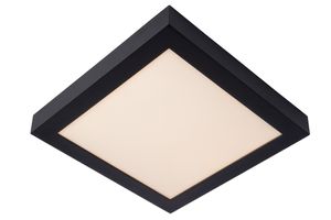 Lucide Brice vierkante plafondlamp 30cm 30W zwart